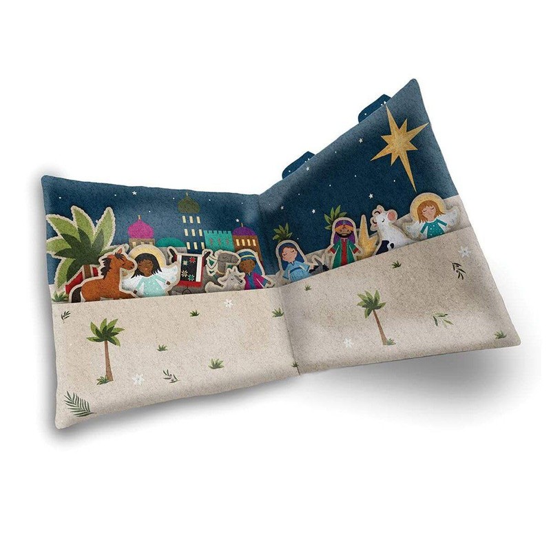 Silent Night Nativity Felt 36" x 69" FT13576-PANEL by Jennifer