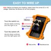IP67 Waterproof Inline Switch with Red Light Rocker Button, On