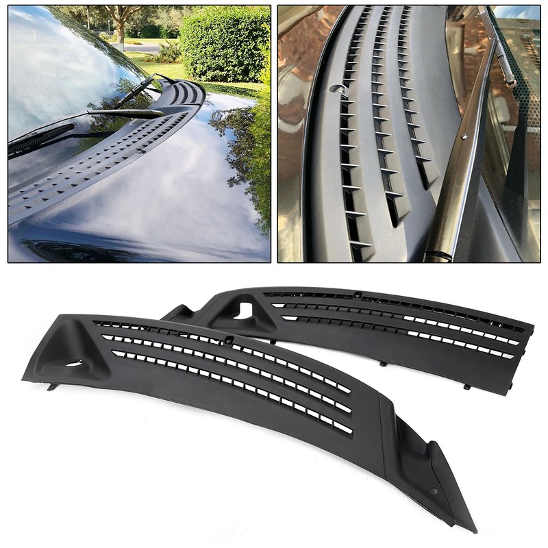 ECOTRIC Windshield Wiper Cowl Cover Panel Compatible with 2004-2008 Ford