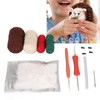 Hedgehogs Crochet Kit with Yarns Crochet Hook Stuffing DIY Learn