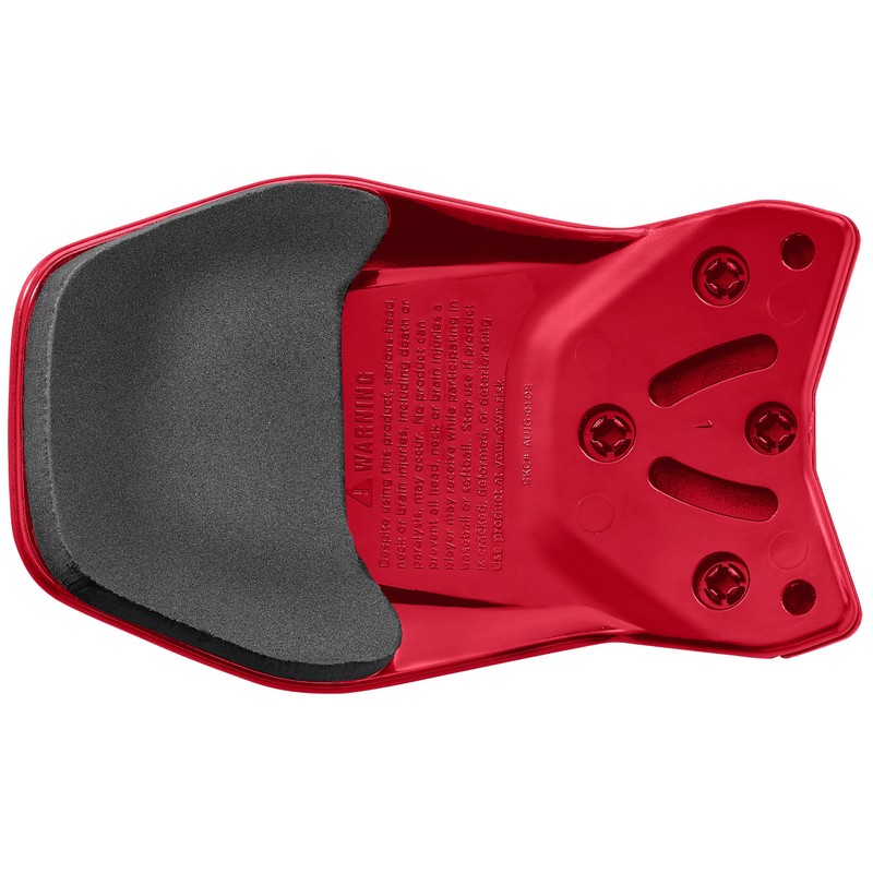 Easton | Multi-Adjust Batting Helmet Jaw Guard | Matte Red