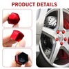 DACIRTY 20 PCS Wheel Nut Cover, 17 mm Thickened PP
