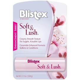 Blistex Protector de labios suave y exuberante, tubo de 0.13 onzas – Suaviza y acondiciona, textura cremosa y suave, bálsamo labial hidratante, hidratación diaria de labios,