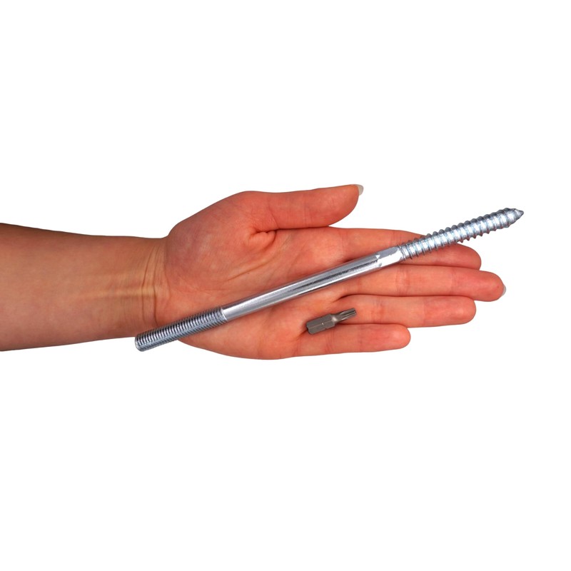 SKIR'CO Pack of 10 Hanger Bolts M10 x 200 mm,