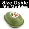 Plastic Reusable Vegetable Storage Box Avocado Safe Box Banana Case
