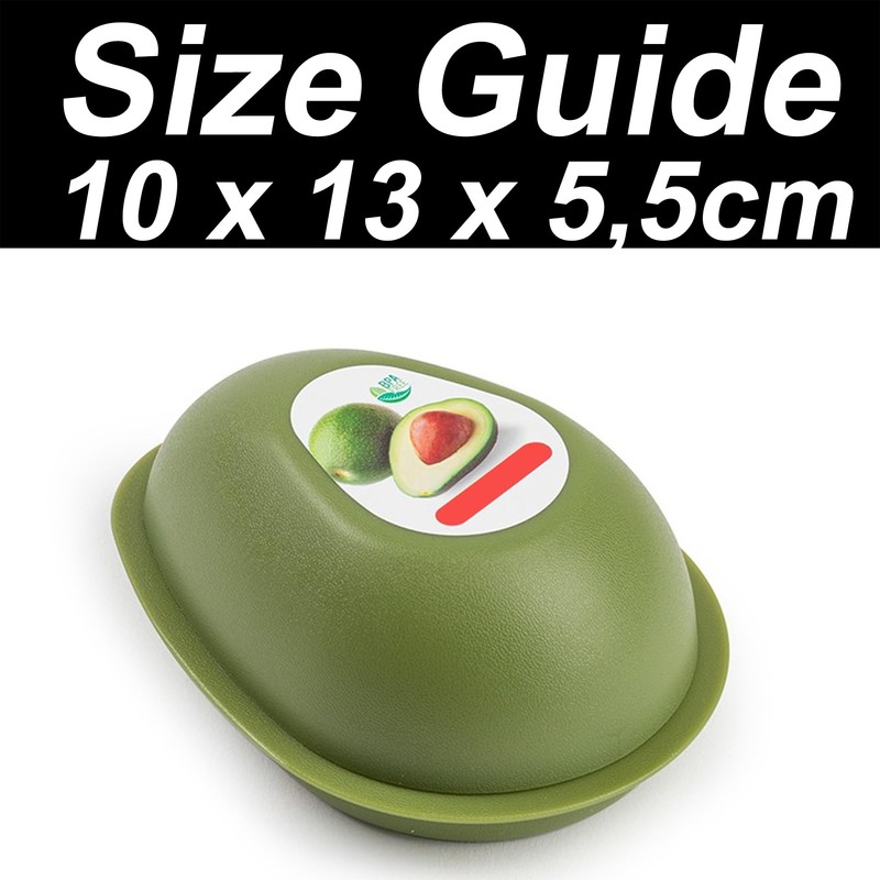 Plastic Reusable Vegetable Storage Box Avocado Safe Box Banana Case