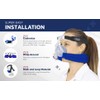 OpulenceMed CPAP Neck Pads Headgear Strap Covers - No Skin