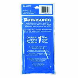 Panasonic MC-V199H HEPA Filter for MC-UL671 and MC-UL675 Upright Vacuum Cleaners, White