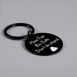 First Day of School Sign School Supplies for Kids Daughter Son Him Men Teens Boys Girls from Mom Dad Christmas Funny Don't do Stupid St Car Keychains Gifts for Grandson Granddaughter Birthday Gifts