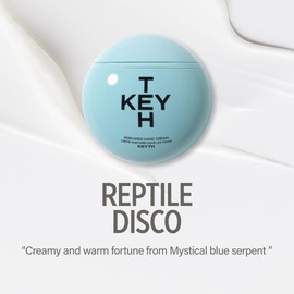 KEYTH PERFUMED HAND CREAM #REPTILE DISCO (70ML, 2.36 FL.OZ.) / Rich Scent, Provides Glow and Moisture, Refreshing Finish, Almond&Vanilla, Ceramide NP