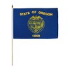 Oregon 12x18in Stick Flag - 1 dozen pack