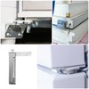 UPKOCH Automatic Door Closer Stainless Steel Refrigerator Door Hinge for
