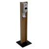 Premium Wood Hand Sanitizer Floor Stand – Made in USA,
