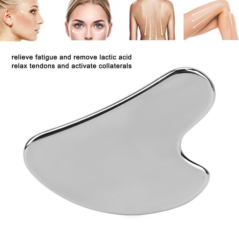 Stainless Steel Gua Sha Ergonomic Stainless Steel Mirror Polish Quick