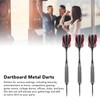 3PCS Metal Tip Darts Set for Dartboard Iron Aluminum Professional