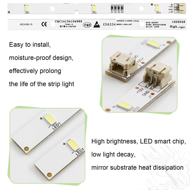 LED Light Bar, LED Fridge Lamp for Rongsheng/Hisense Refrigerator E349766