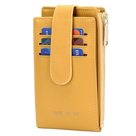 KUKOO Wallet for Women Slim RFID Card Holder Wallets Bifold Multi Card Case Zipper Coin Purse