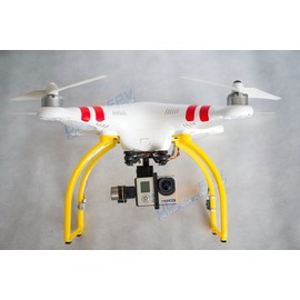 SummitLink Yellow Tall Extended Landing Gear for DJI Phantom 1 2 Vision Wide and High