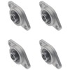 HAJXZH 4 PCS Pillow Block Flange KFL08 Inner Diameter 8