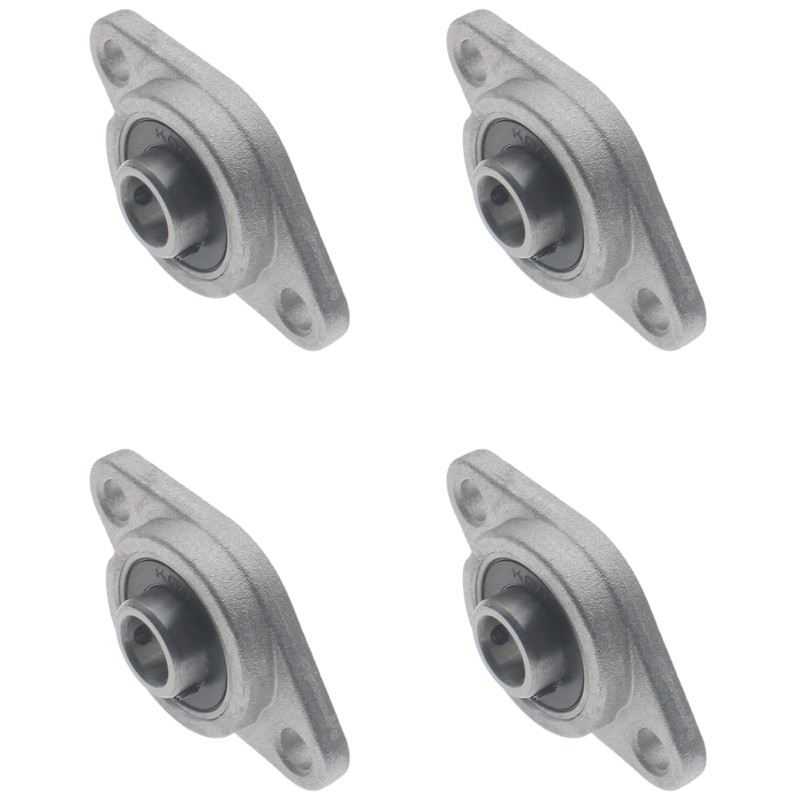 HAJXZH 4 PCS Pillow Block Flange KFL08 Inner Diameter 8