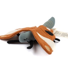 Fabelab Rattle Baby Butterfly | Baby Toy 0-6 Months | Baby Gift Boy & Girl | Crinkle Toy Baby | Baby Rattle 0-6 Months | Soft Organic Cotton Baby Rattle 0-6 Months