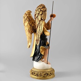 Yu Yan Creative Home Gifts-Archangel Raphael, Resin Sculpture, Home Decoration, Religious Gifts, 10.6" H