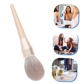 IWOWHERO Women Fluffy Powder Brush Ultra Soft Synthetic Hair Makeup Tool for Foundation Blush Pure for All Skin Comfortable Convenient Application
