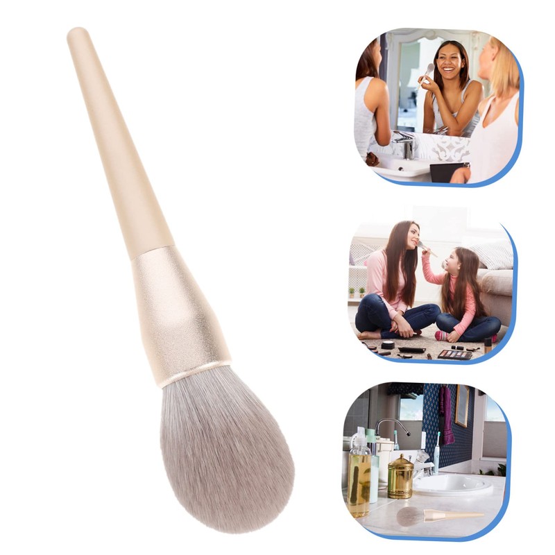IWOWHERO Women Fluffy Powder Brush Ultra Soft Synthetic Hair Makeup