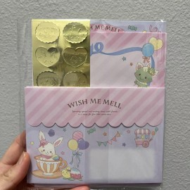 Sanrio Wish Me Mell Bunny Rabbit Purple  Meta Party Stationary Letter Trinket