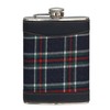 Premier Housewares 508267 Tartan Hip Flask, 8 oz - Blue