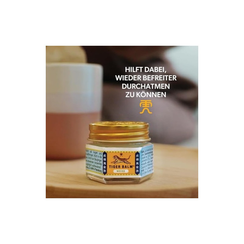 White Tiger Balm - Natural Balm For Colds And Promoting