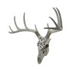 Zeckos Decorative Filigree Design Hanging Deer Skull Statue 17 Inch