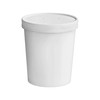 25-Pack of 32oz Eco Friendly White Soup Bowls, White Disposable