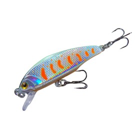 momolures Trout Fishing Lure Flat Sinking Minnow 44mm 4.4g Tungsten Sinker ST-36BC #14 Hook equipped (CHART YAMAME)