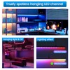 Muzata 10Pack 3.3FT/1M LED Strip Channel with Hanging Wire Spotless