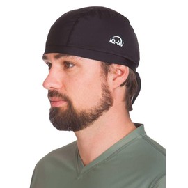 iQ-UV 300 Bandana with UV Protection Headscarf, black, L (59 cm)
