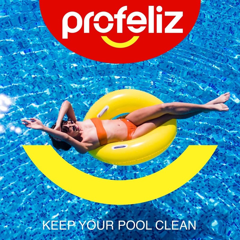 PROFELIZ Chlorine Tablets 3 Inch for Swimming Pools, Kills Bacteria