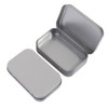 Set of 2, Tin Tin, Mini Box, Metal Storage Case,
