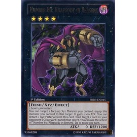 YU-GI-OH! - Number 80: Rhapsody in Berserk (PRIO-EN045) - Primal Origin - 1st Edition - Rare