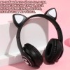 Hortahortamx Audifonos Infantiles Orejas De Gato Led - Bluetooth 5.4,