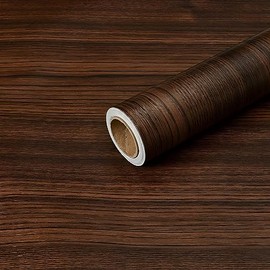 40x500cm Papel Tapiz Autoadhesivo,Papel de Contacto Impermeable,Papel Pintado de Madera,Vinilo Impermeable,Pelar y Pegar para Hogar,Cocina,Sala de Estar,Pared(Nuez)