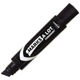 Avery® Marks-A-Lot® Jumbo Permanent Marker, Chisel Tip, Black