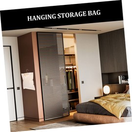 MAGICLULU Clothespin Organizer Portable Hanging Bag Sturdy Stainless Steel Hook Multi-functional Storage for Kitchen Home Travel