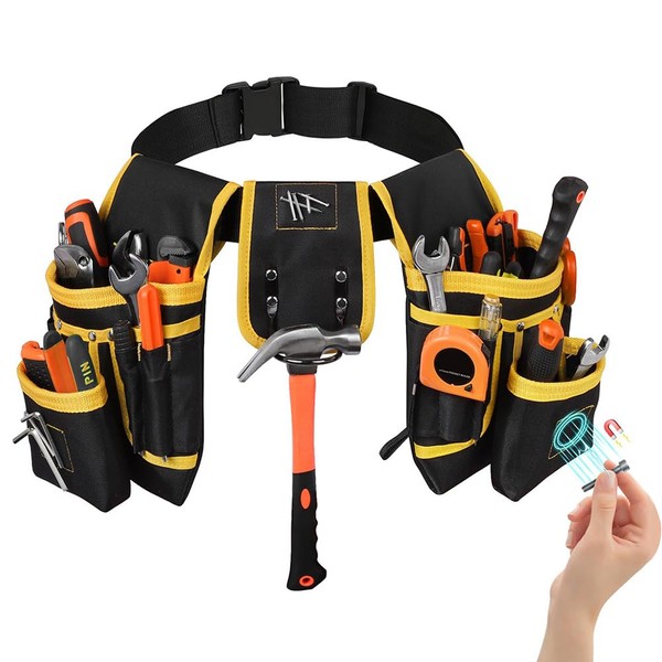 Men's Tool Belt, Tool Belt with 26 Pockets, Tool Belt,
