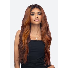 Vivica A. Fox AMORE, SYNTHETIC HAIR, Natural Baby Lace Wig, Color 1B, Off Black