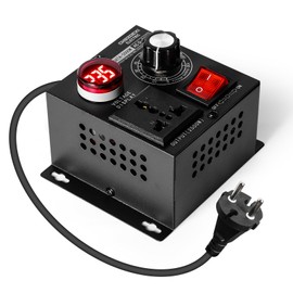 Jadeshay Speed Controller 230 V Motor Controller Motor Speed Controller Adjustable SCR Voltage Regulator Motor Temperature Motor Fan Speed Controller Dimmer, AC220V 5000W