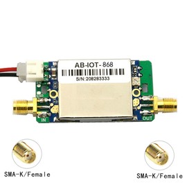 Daiilg 868MHz for Lora Signal Booster Transmitting & Receiving Two-Way Power Amplifier Signal Amplification Module
