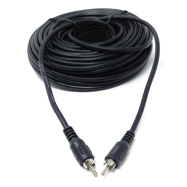 DRUT 20m Single RCA to RCA Phono Plug to Plug