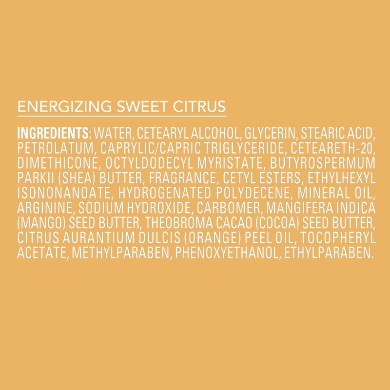 Jergens Sweet Citrus Body Butter, Hand and Body Lotion, Moisturizer