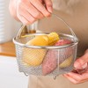 Steamer Basket, Mesh Steamer Basket Stainless Steel Mesh Net Strainer
